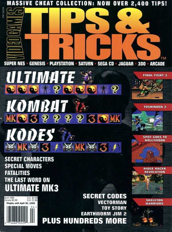 Tips & Tricks Issue 014 (April 1996) cover